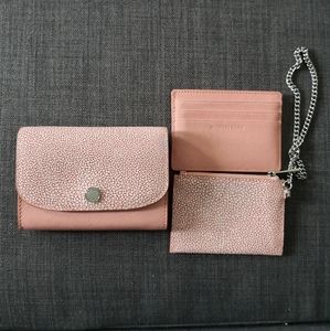 Michael Kors wristlet wallet set
